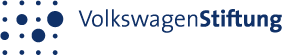 enlarge the image: Bild zeigt das Logo der Volkswagen Stiftung in blauem Schriftzug