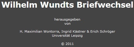 Cover der CD mit dem digitalisierten Briefwechsel von Wilhelm Wundt