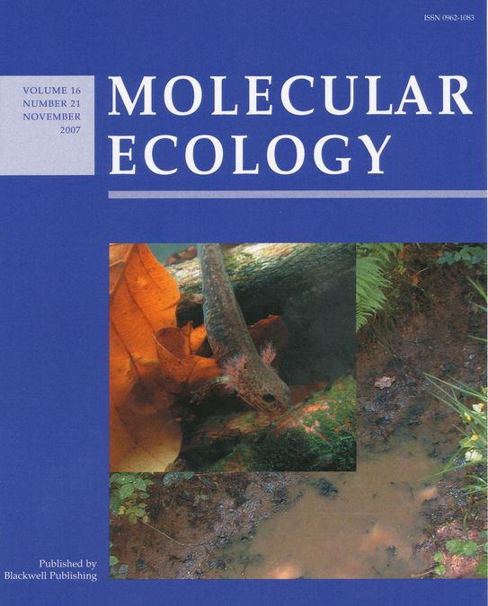 zur Vergrößerungsansicht des Bildes: Steinfartz et al. Molecular Ecology. 2007 Nov.