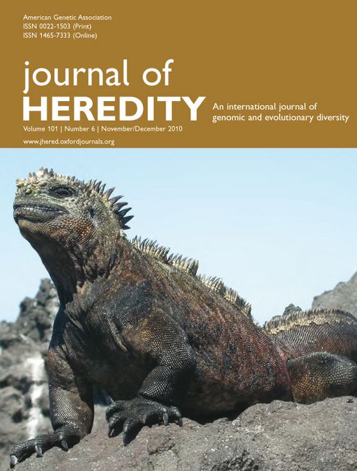 zur Vergrößerungsansicht des Bildes: Journal of Heredity. 2010 Nov.
