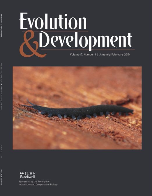 zur Vergrößerungsansicht des Bildes: Evolution & Development. 2015 Jan.