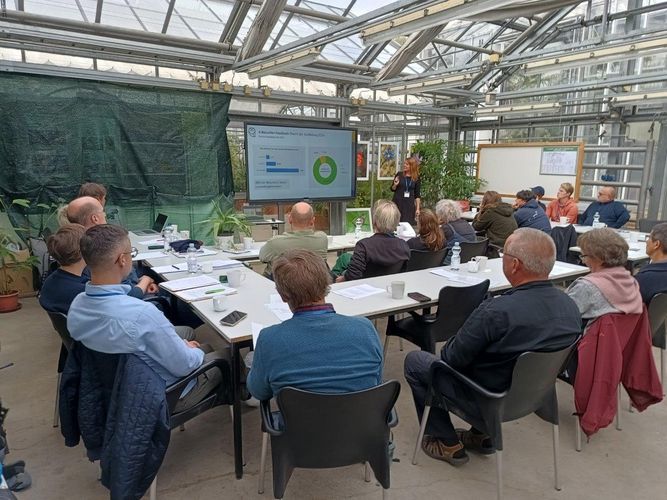 Tagung der AG Ausbildung vom Verband Botanischer Gärten e.V. 2024 im Botanischen Garten der Universität Leipzig; Foto: Rolf A. Engelmann.