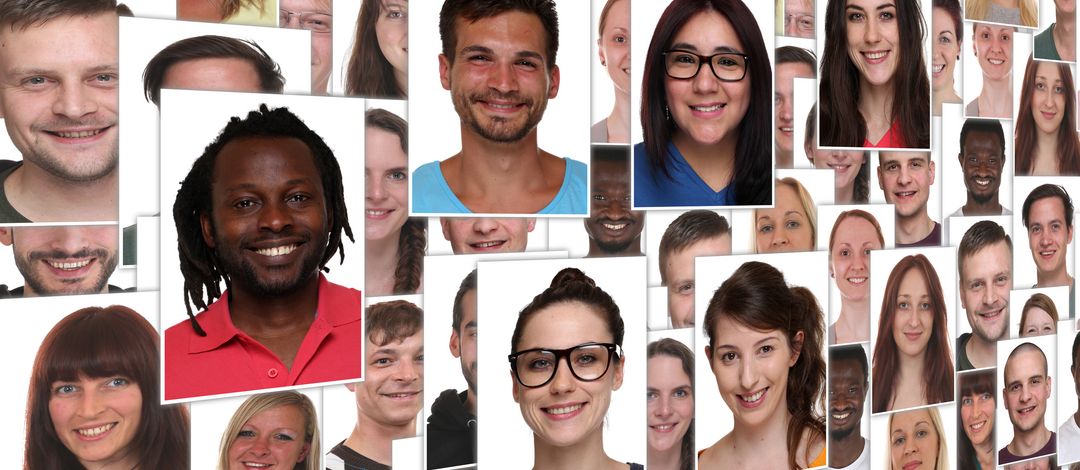 Hier sind mehrere Portraitfotos unterschiedlicher Personen abgebildet.