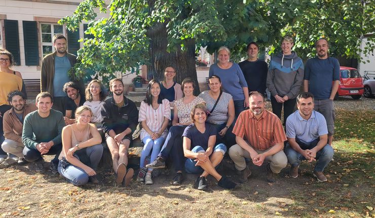 Gruppenfoto der AG Spezielle Botanik und Funktionelle Biodiversität