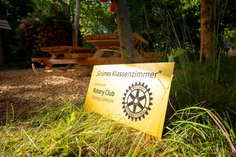 Rotary Club Leipzig-Centrum ermöglicht „Grünes Klassenzimmer“ im Botanischen Garten Leipzig. Foto: Eric Kemnitz